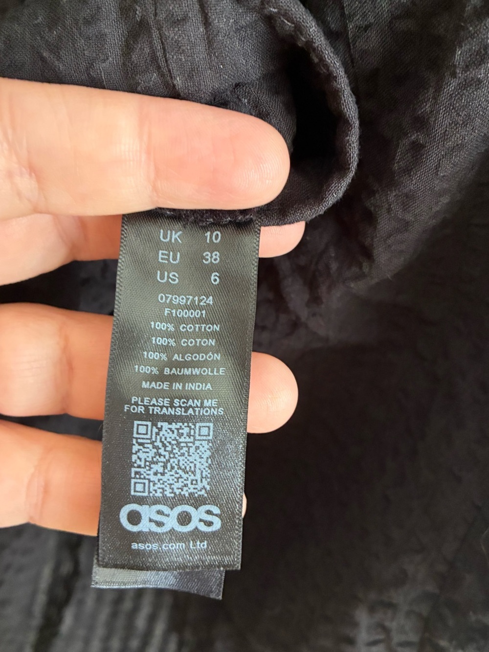 ASOS DESIGN Petite Halter Playsuit With Button Detail Black Romper 6 - Picture 14 of 15